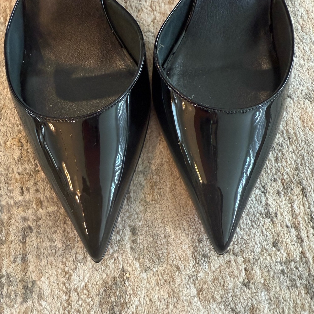 Christian Louboutin Glossy Black Heels - Picture 5 of 7